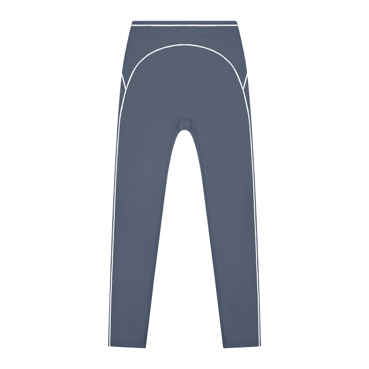 Women's High Rise Topstitching Leggings in haze blue