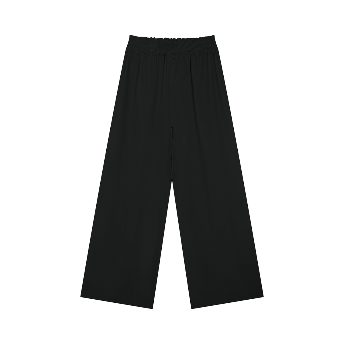 Women's High Rise Wide Leg Pants in black, alternate angle