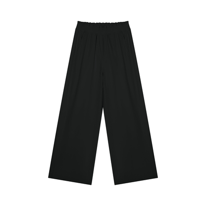 Women's High Rise Wide Leg Pants in black