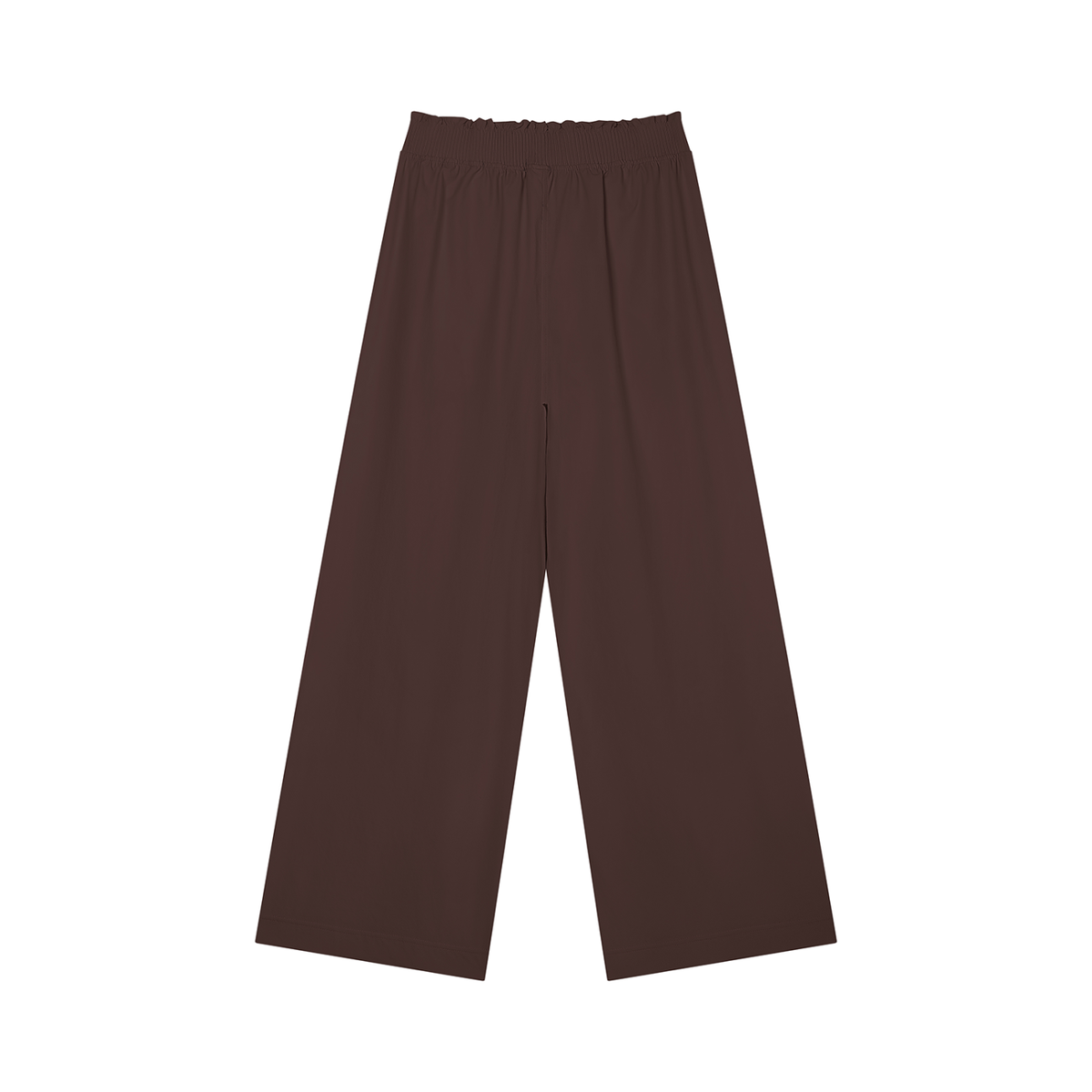 Women's High Rise Wide Leg Pants in coffee, alternate angle