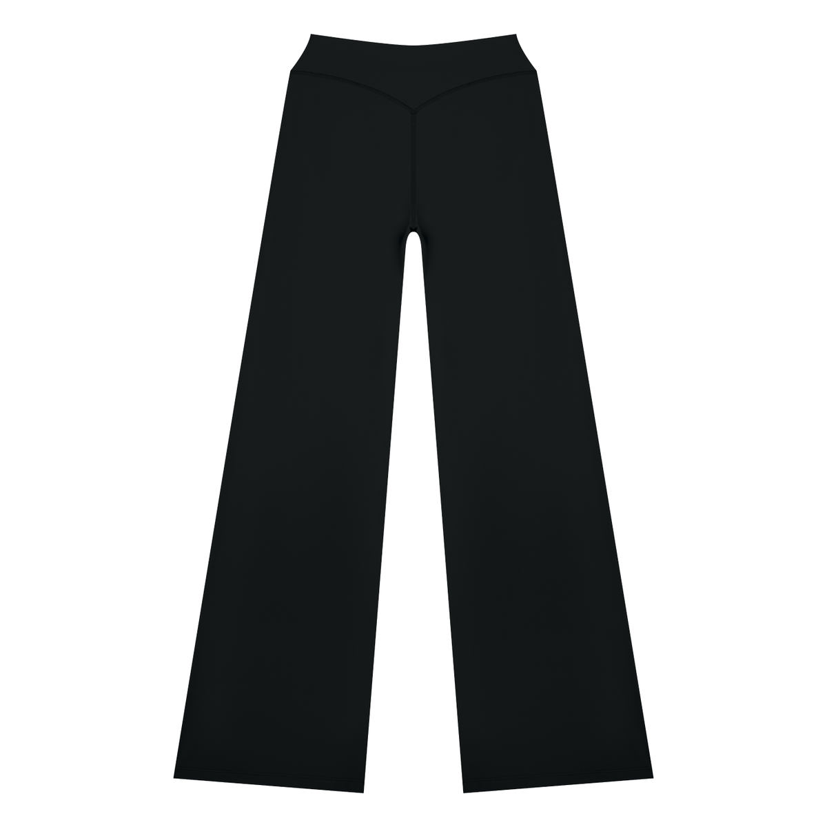 Women's High Rise Yoga Pants in black, alternate angle