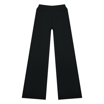 Women's High Rise Yoga Pants in black, alternate angle