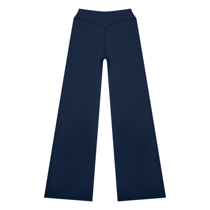 Women's High Rise Yoga Pants in navy blue, alternate angle