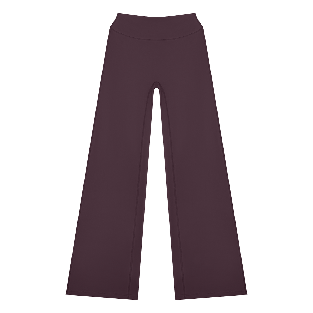 Women's High Rise Yoga Pants in plum purple