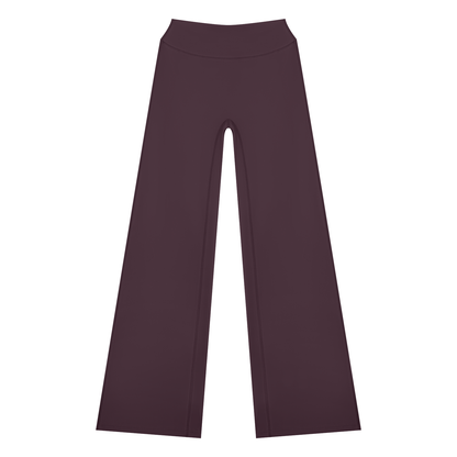 Women's High Rise Yoga Pants in plum purple