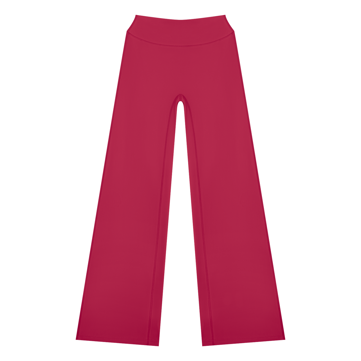 Women's High Rise Yoga Pants in rose red