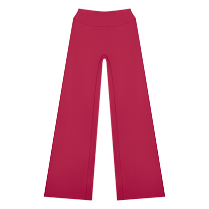 Women's High Rise Yoga Pants in rose red