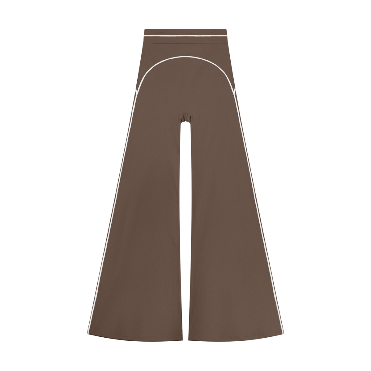 Women's High Waist Flare Leg Yoga Pants in coffee