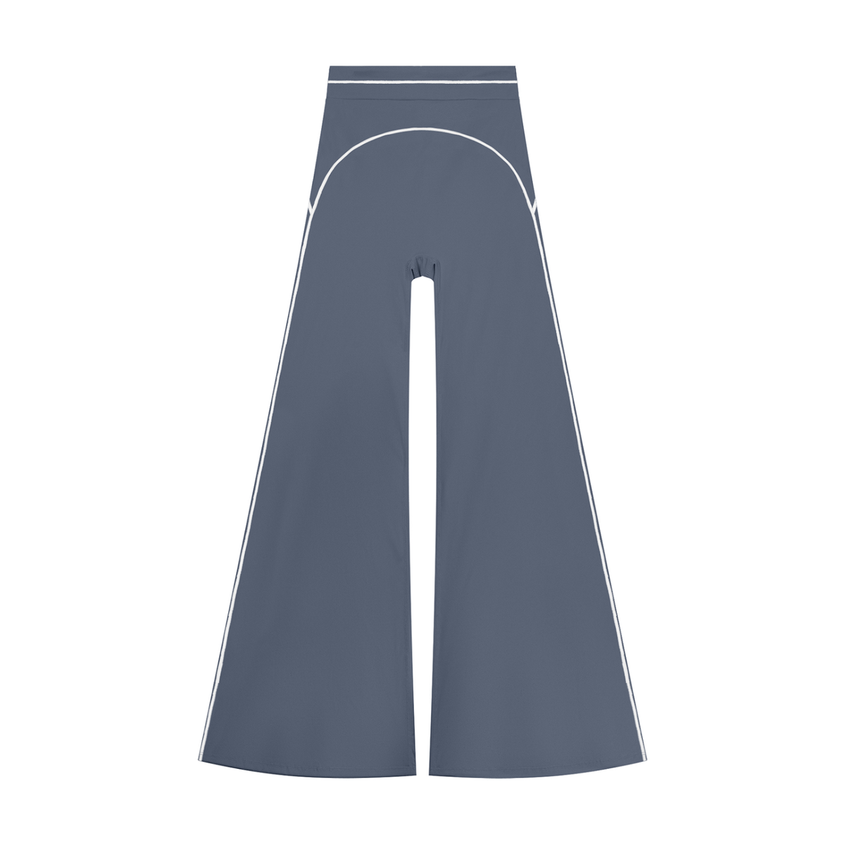 Women's High Waist Flare Leg Yoga Pants in haze blue