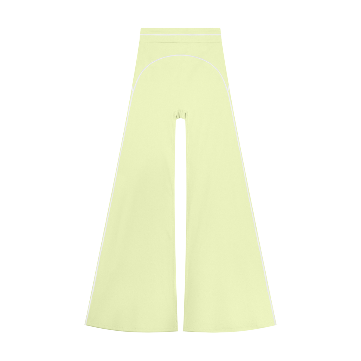 Women's High Waist Flare Leg Yoga Pants in light green