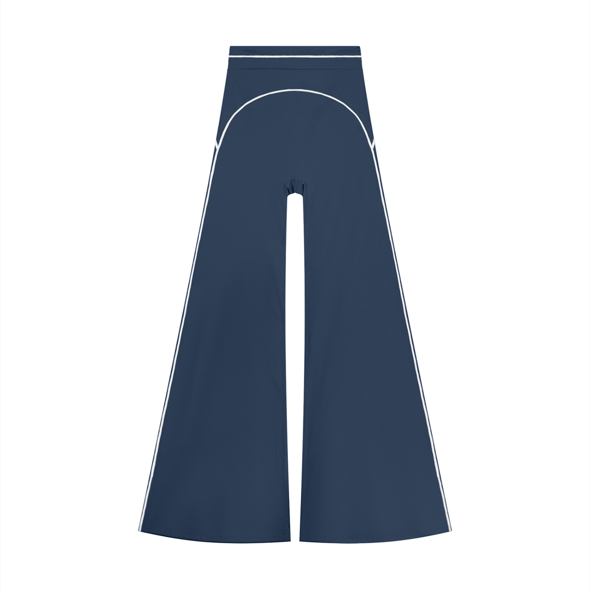 Women's High Waist Flare Leg Yoga Pants in navy blue