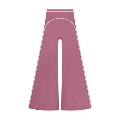 Women's High Waist Flare Leg Yoga Pants in purple