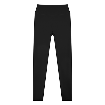 Women's High Waisted Ankle Length Yoga Leggings in black