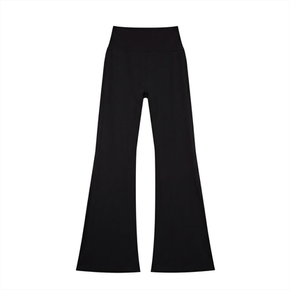 Women's High-Waisted Flare Leggings in black