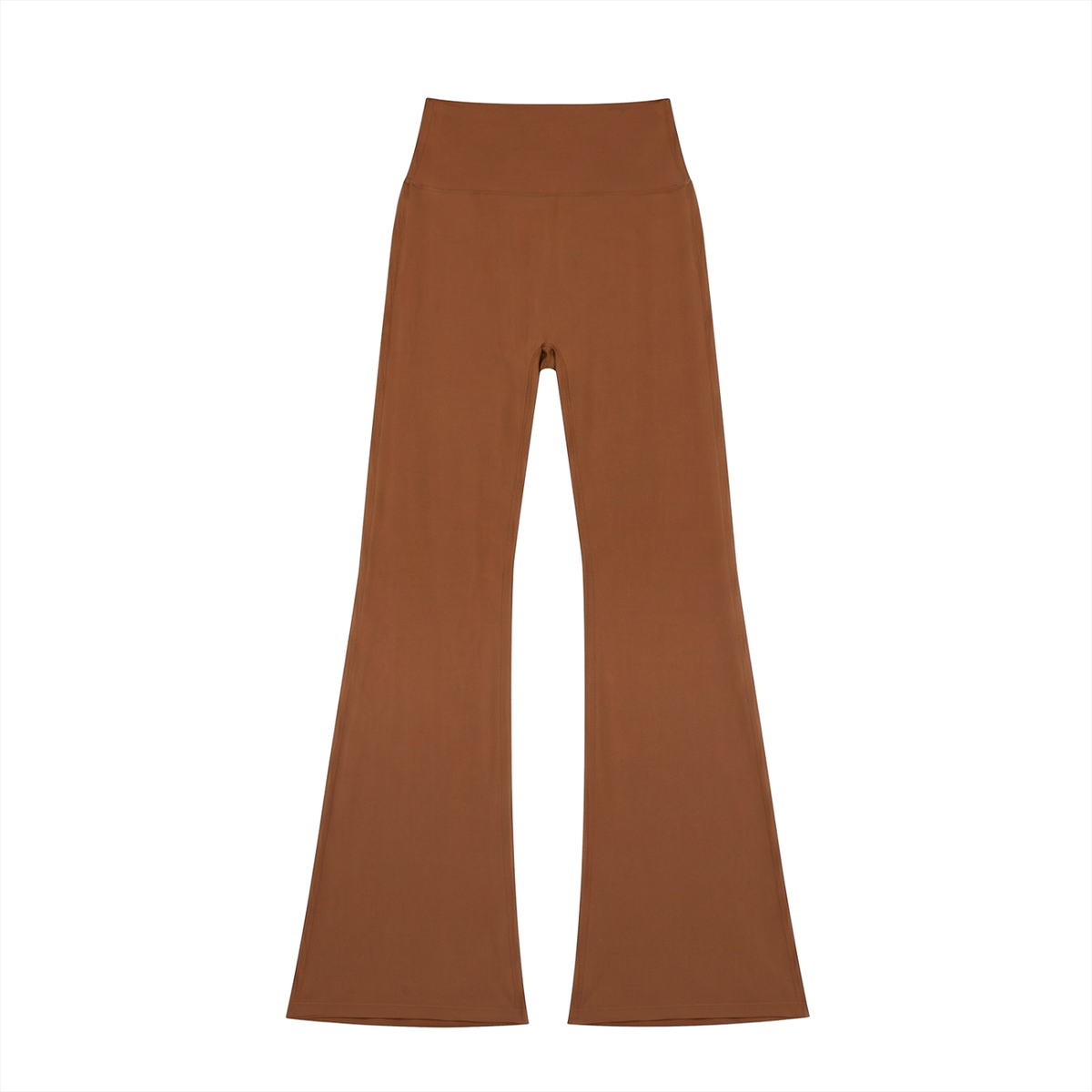 Women's High-Waisted Flare Leggings in brown