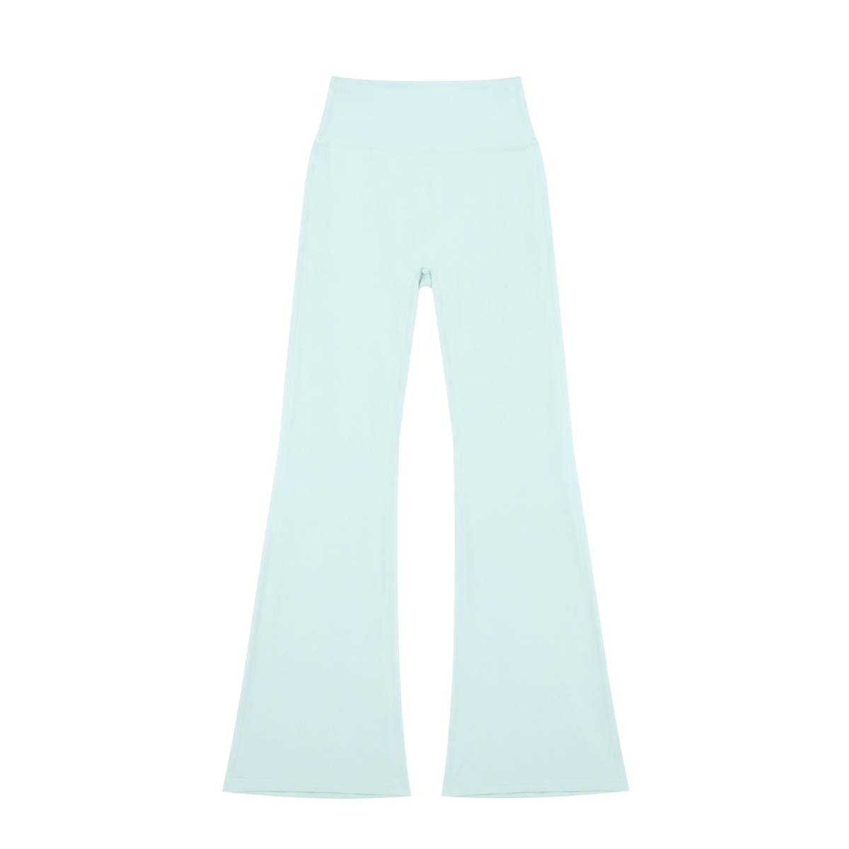 Women's High-Waisted Flare Leggings in light blue