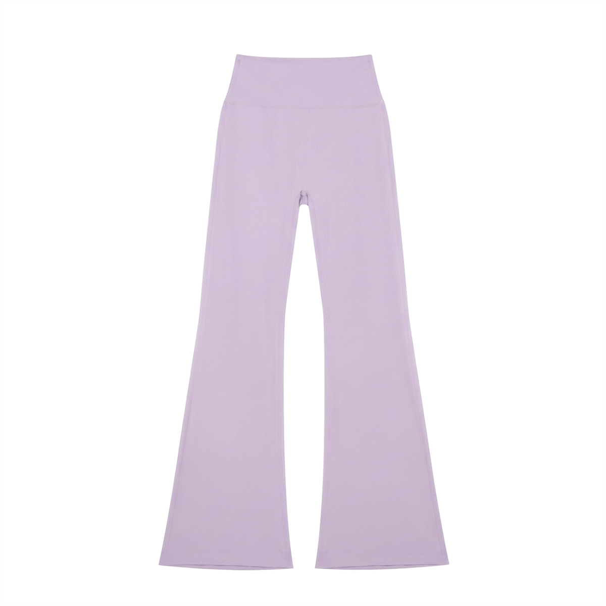 Women's High-Waisted Flare Leggings in light purple