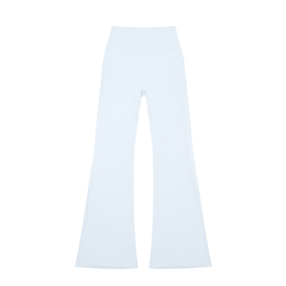 Women's High-Waisted Flare Leggings in sky blue
