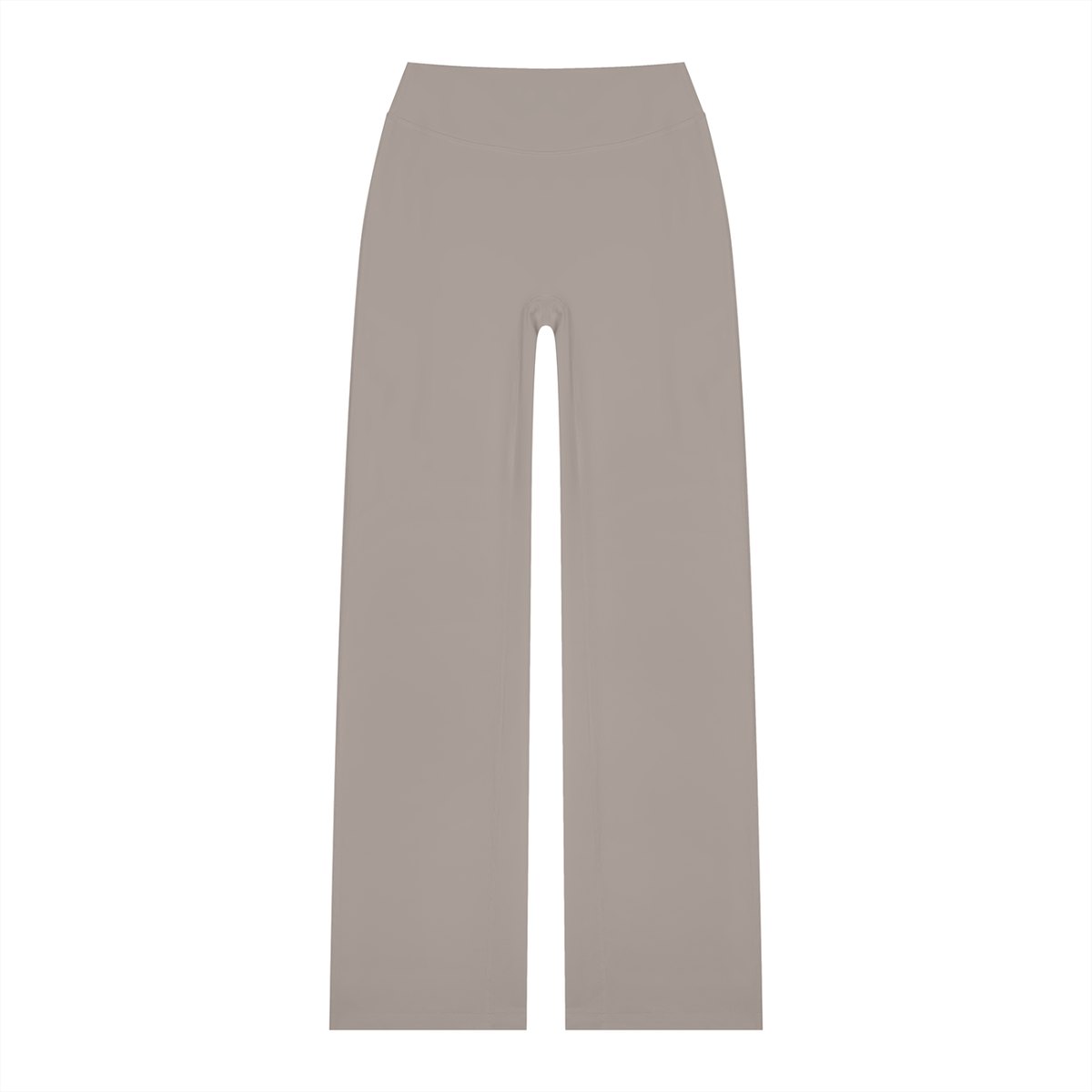 Women's High Waisted Straight Leg Yoga Pants in gray
