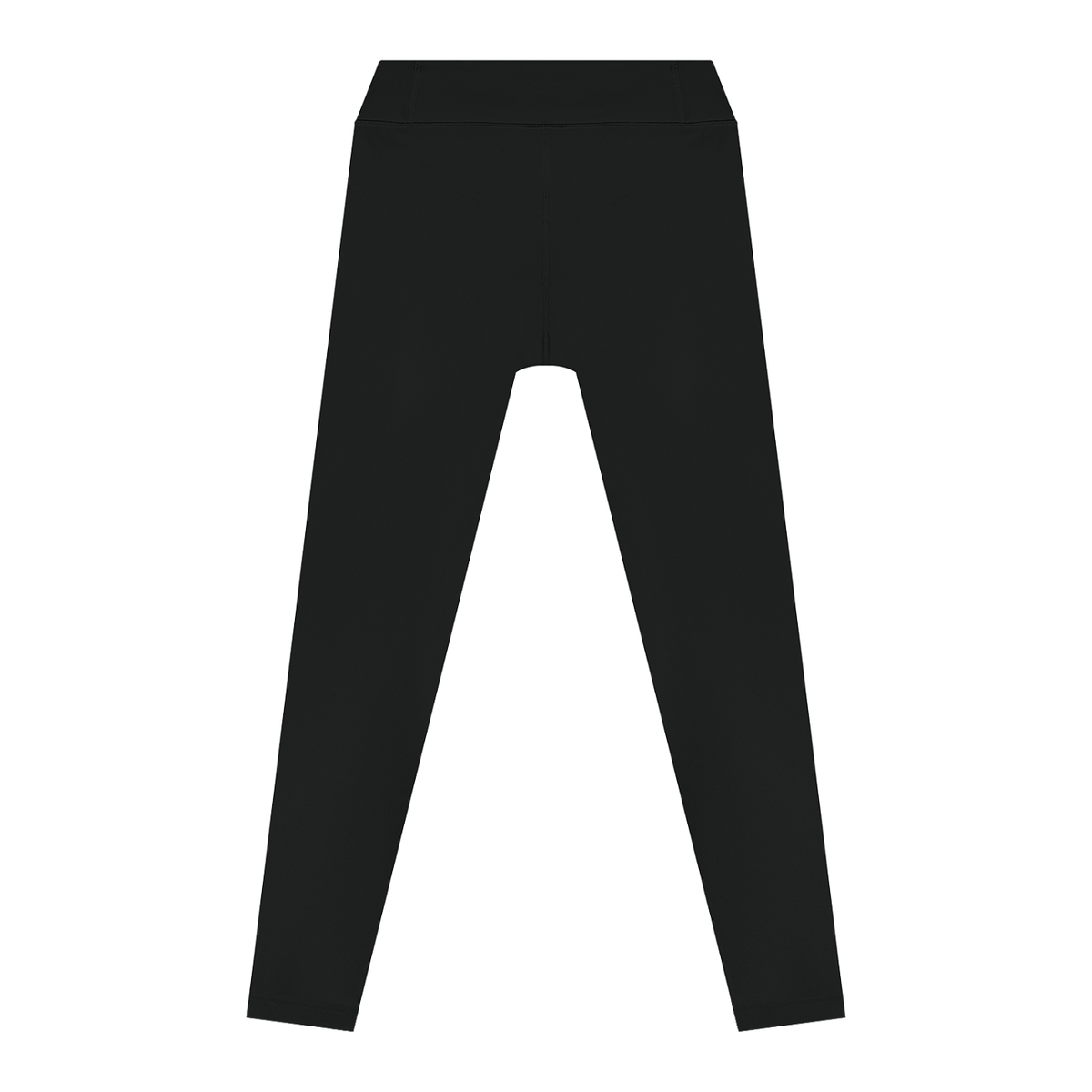Women's High Waisted Tapered Yoga Leggings in black, alternate angle