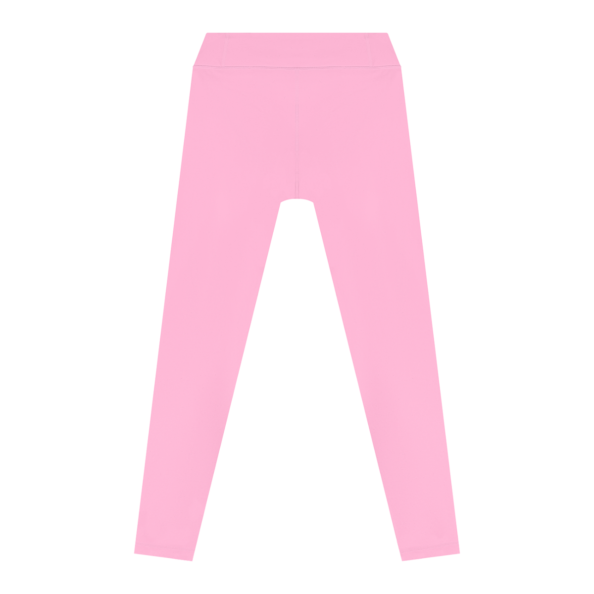 Women's High Waisted Tapered Yoga Leggings in pink, alternate angle