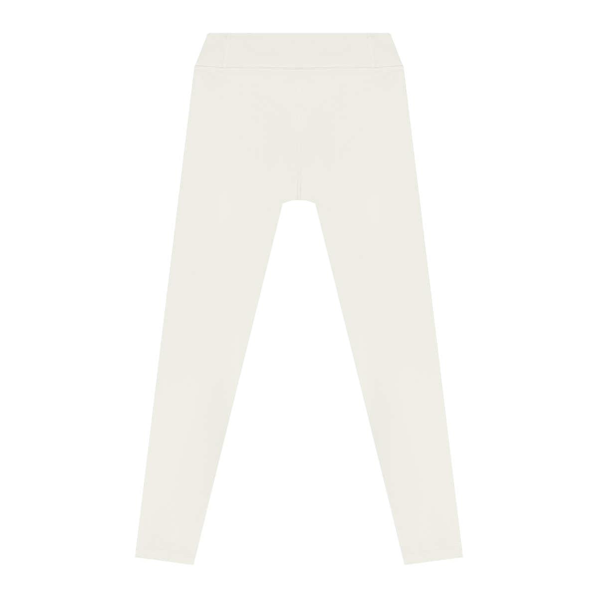 Women's High Waisted Tapered Yoga Leggings in white gray, alternate angle