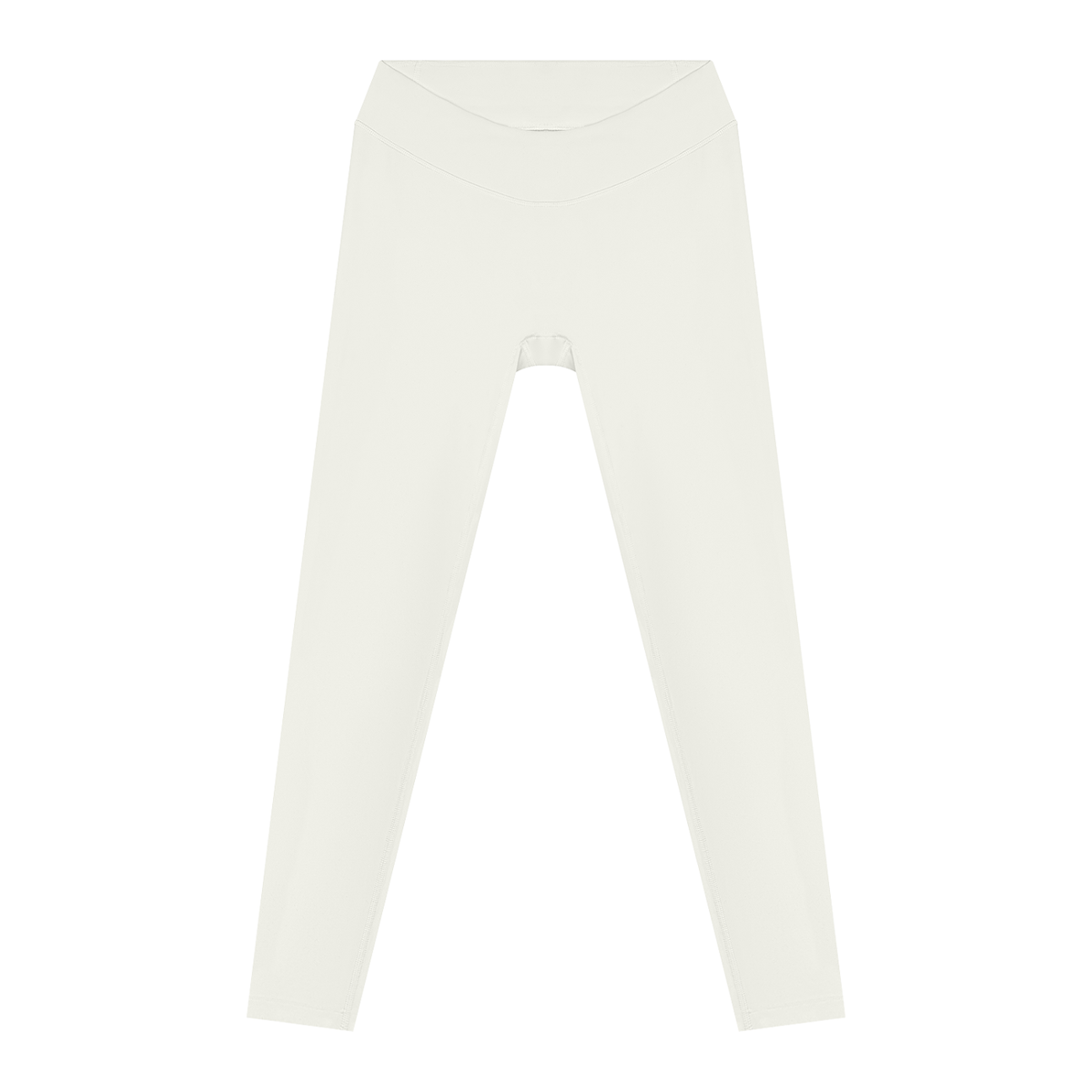 Women's High Waisted Tapered Yoga Leggings in white gray