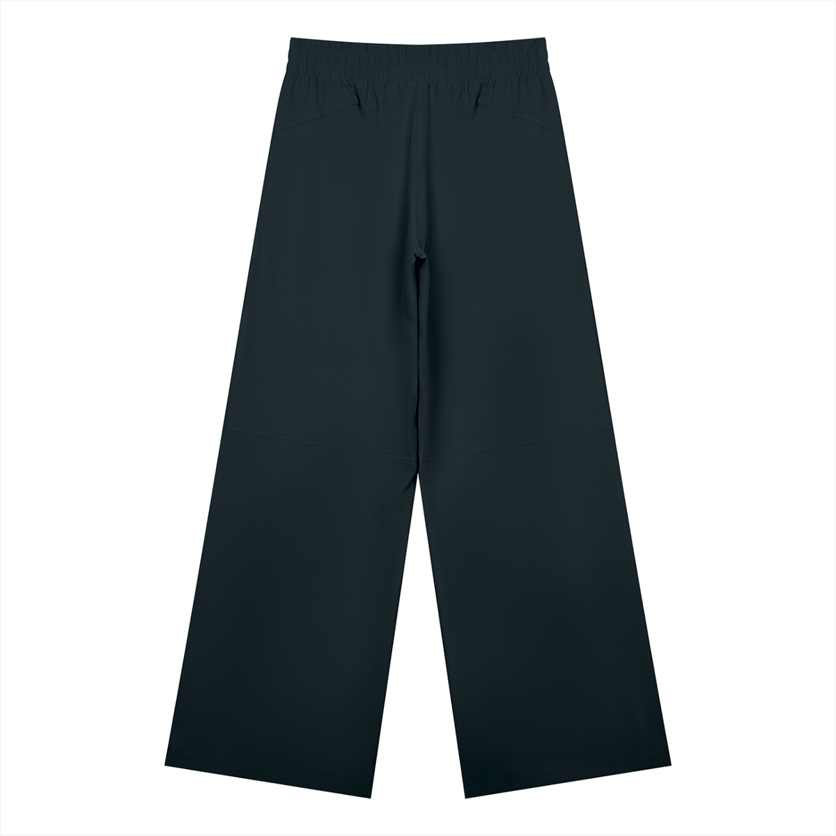 Women's High Waisted Wide Leg Yoga Pants in black, alternate angle