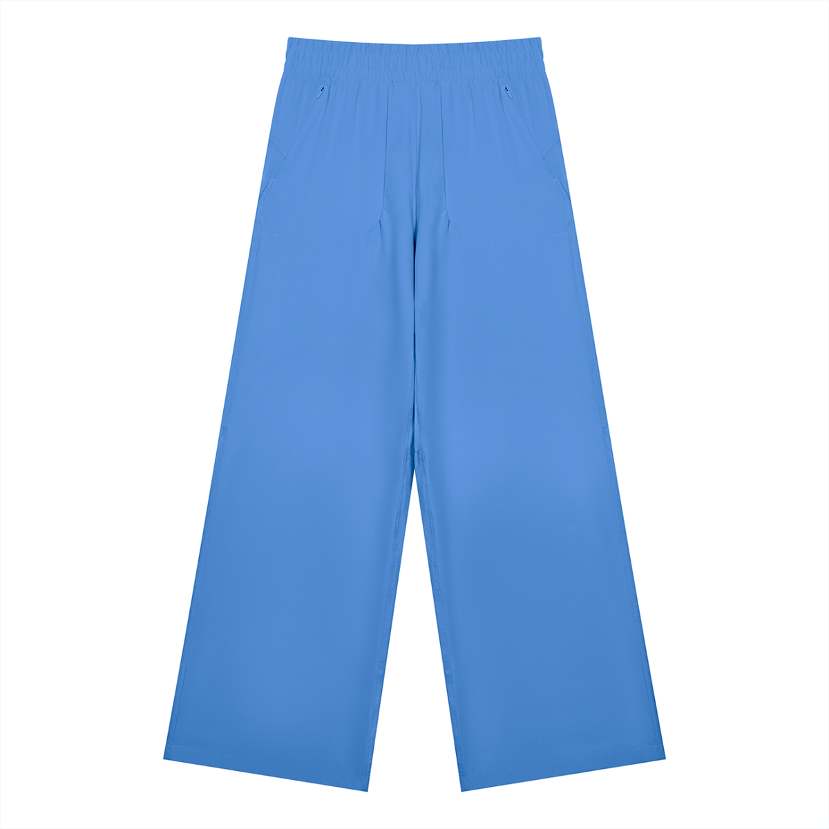 Women's High Waisted Wide Leg Yoga Pants in blue