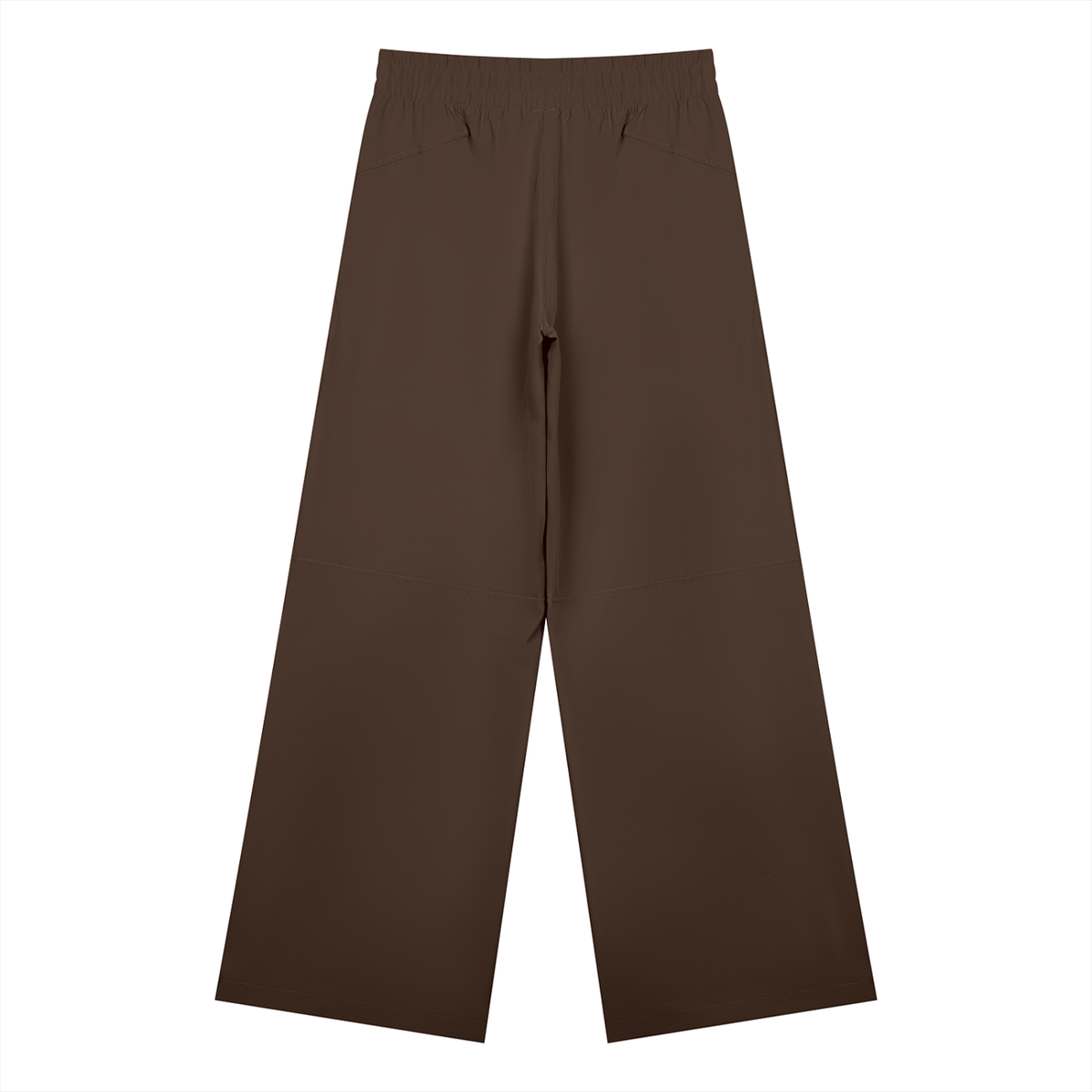 Women's High Waisted Wide Leg Yoga Pants in brown, alternate angle