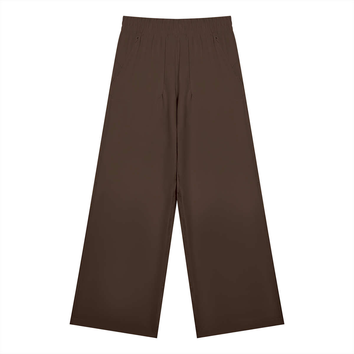 Women's High Waisted Wide Leg Yoga Pants in brown