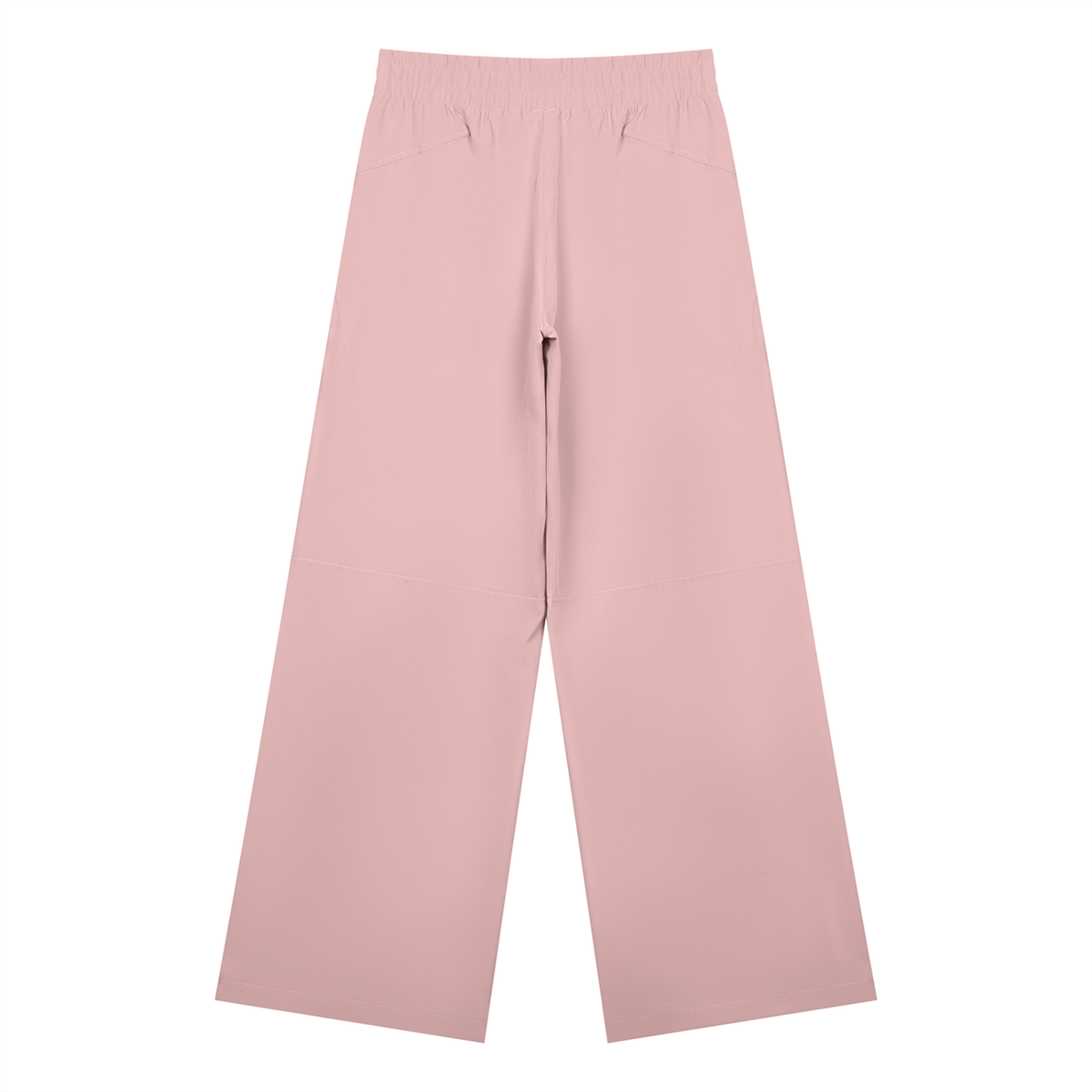 Women's High Waisted Wide Leg Yoga Pants in pink, alternate angle