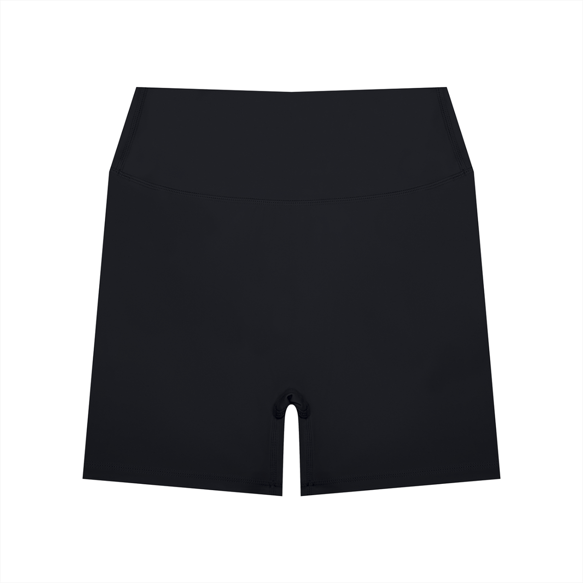 Women's High Waisted Yoga Biker Shorts in black