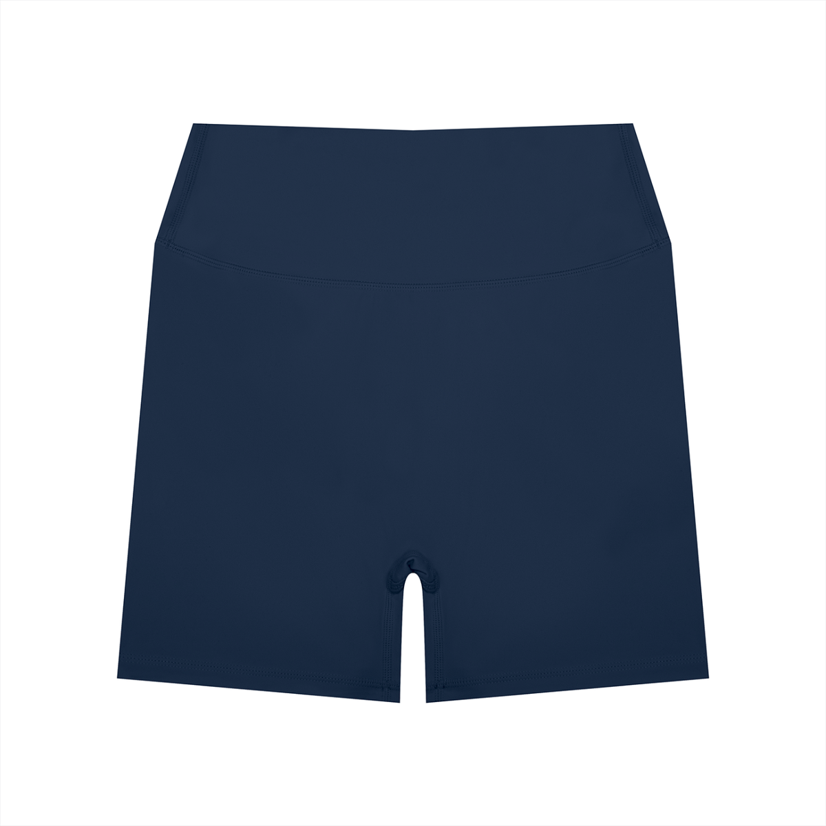 Women's High Waisted Yoga Biker Shorts in navy blue