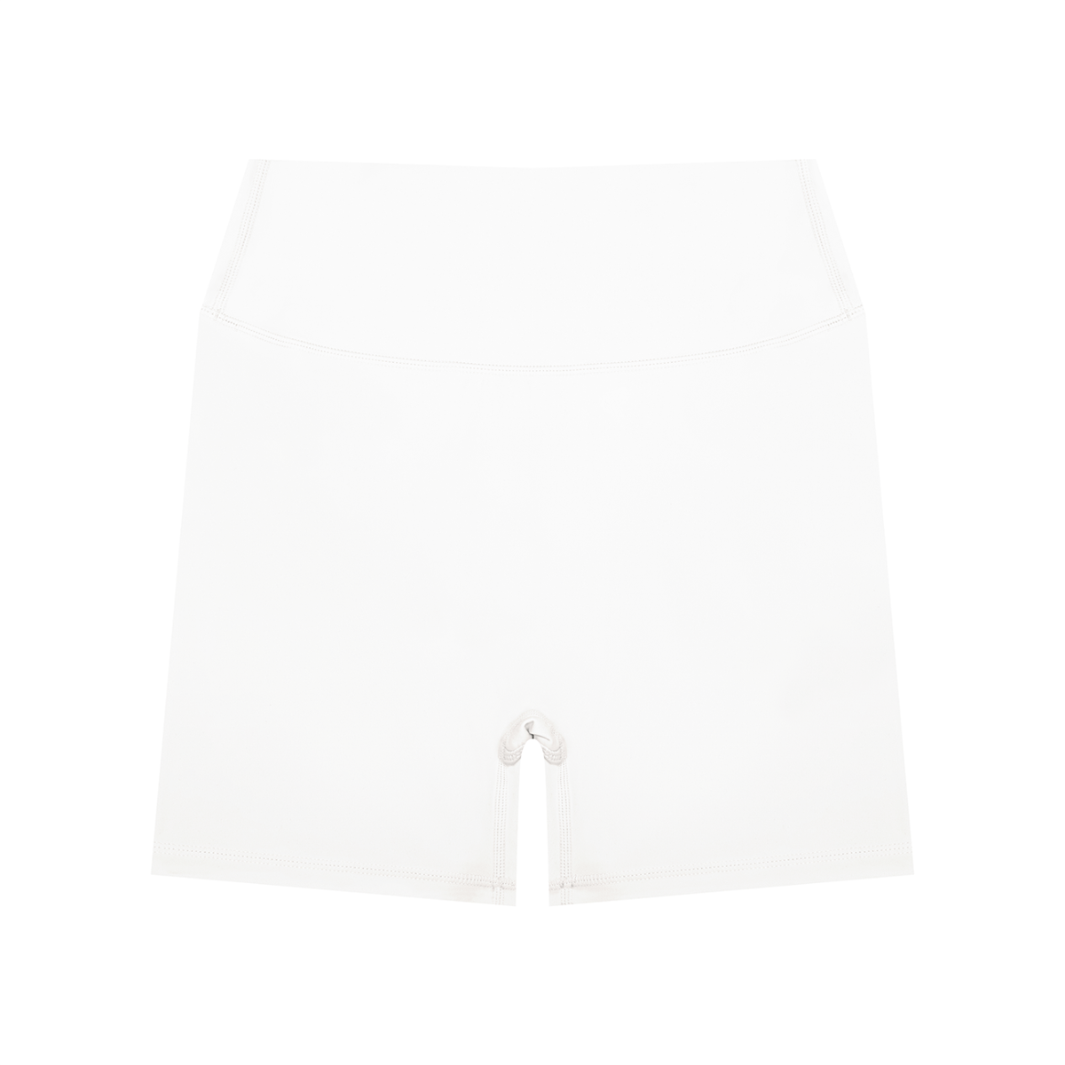 Women's High Waisted Yoga Biker Shorts in white