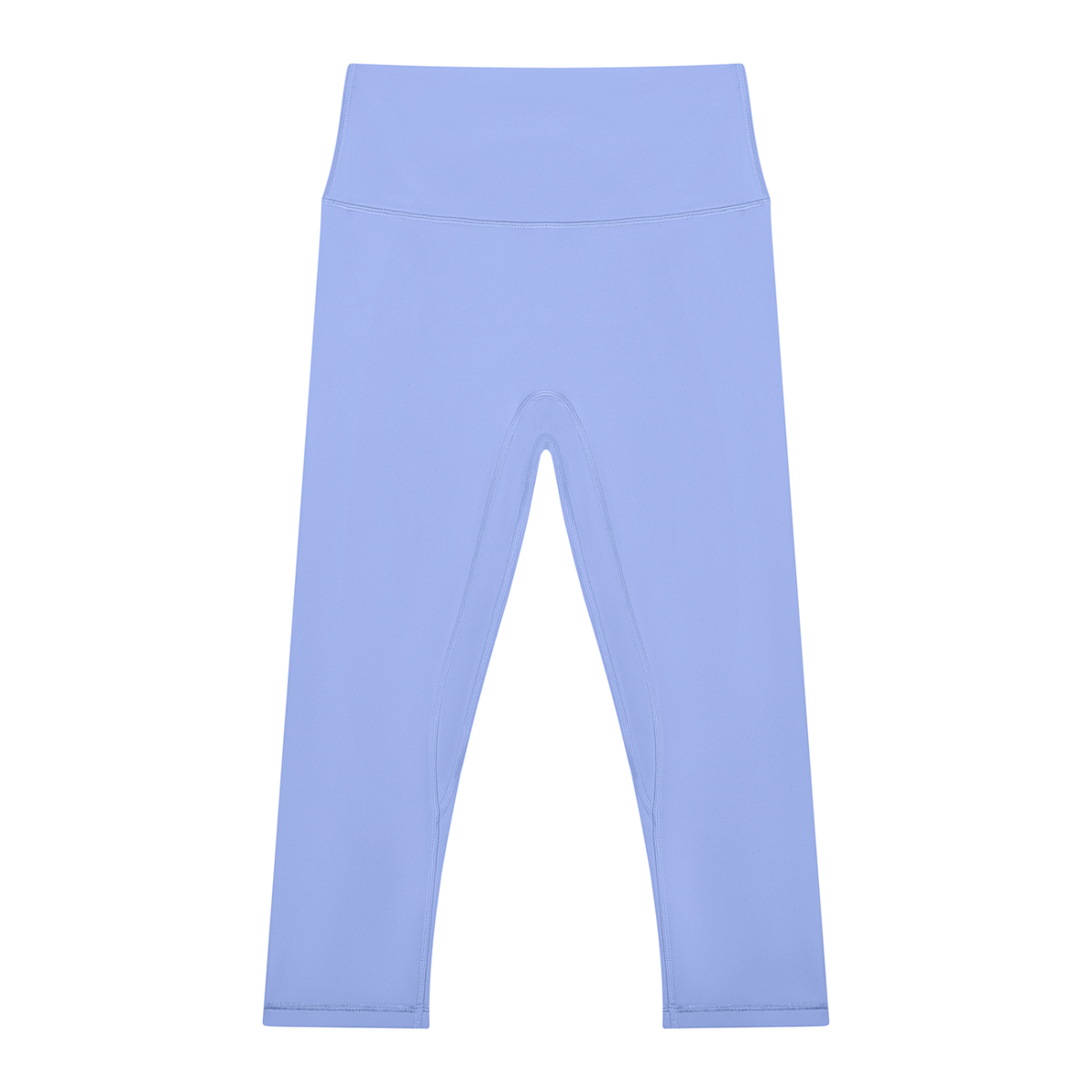 Women's High Waisted Yoga Capri Leggings in lavender