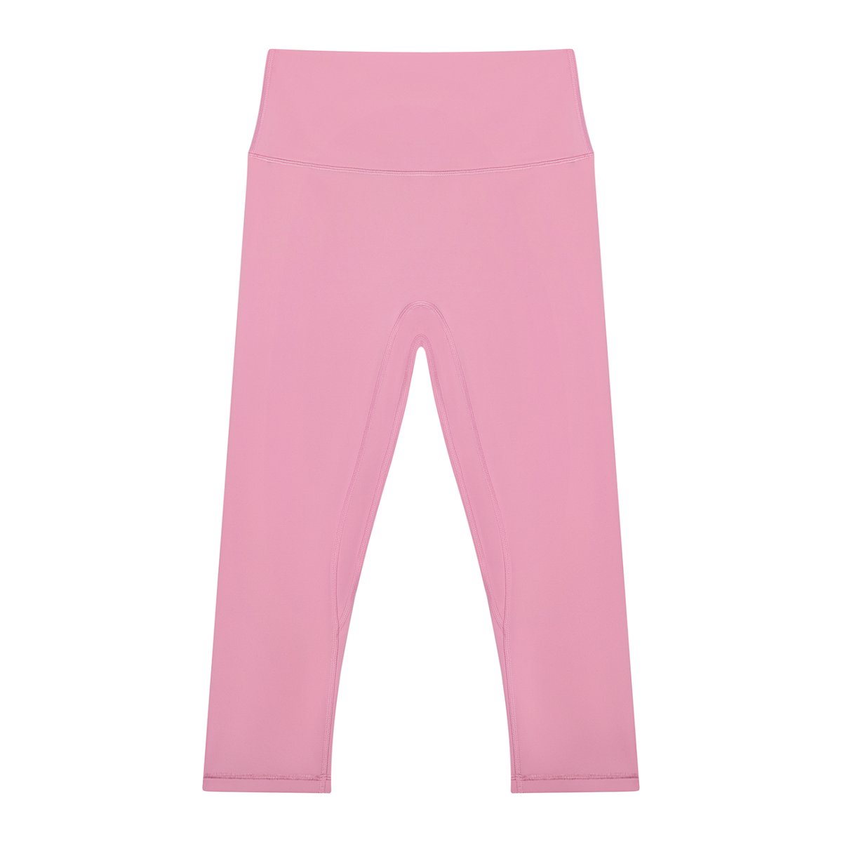 Women's High Waisted Yoga Capri Leggings in pink