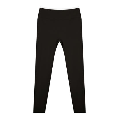 Women's High-Waisted Yoga Leggings in black