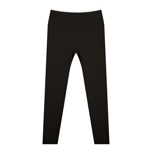 Women's High-Waisted Yoga Leggings in black