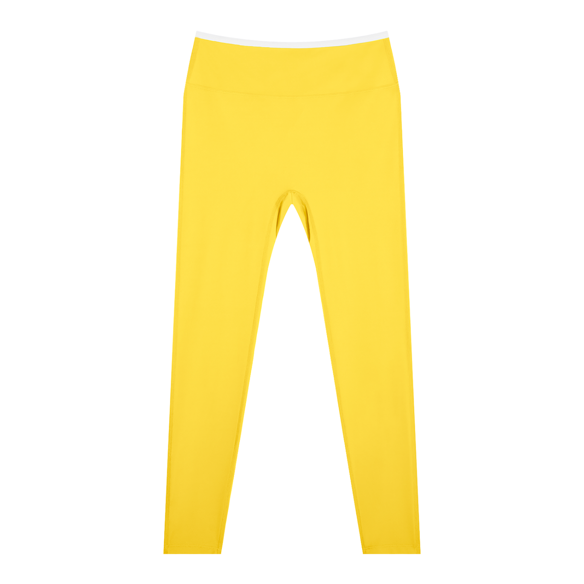 Women's High-Waisted Yoga Leggings in yellow