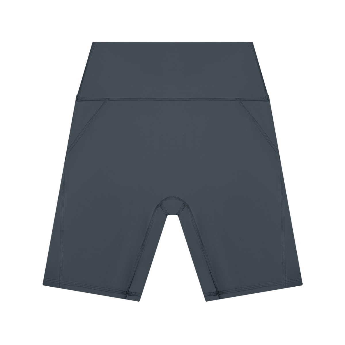 Women's High Waisted Yoga Shorts in dark gray