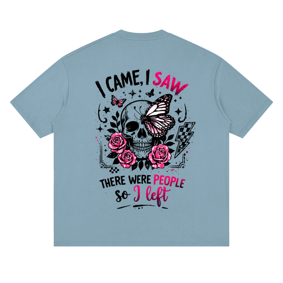 Women’s I Came, I Saw, I Left Loose Drop-Shoulder T-Shirt