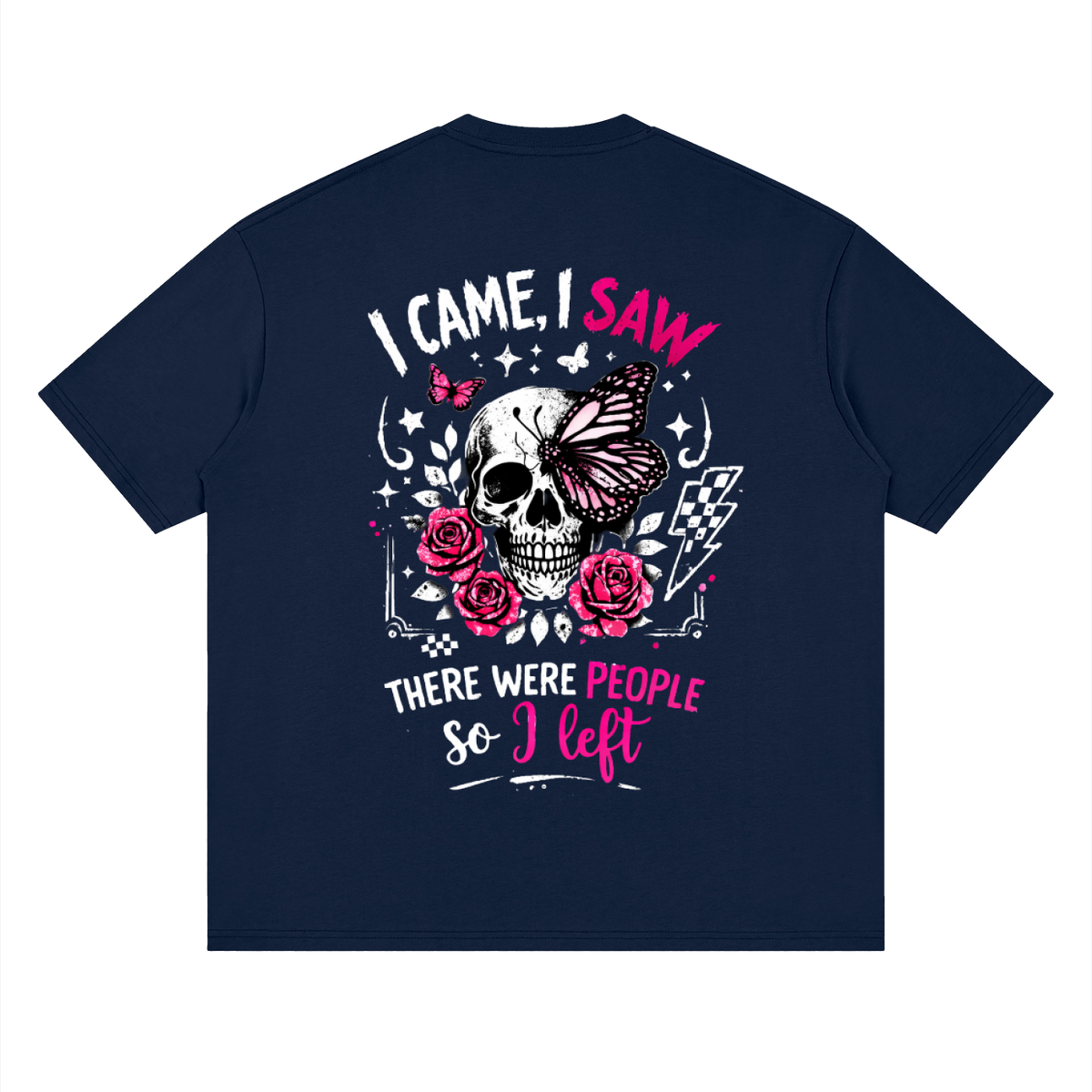Women’s I Came, I Saw, I Left Loose Drop-Shoulder T-Shirt