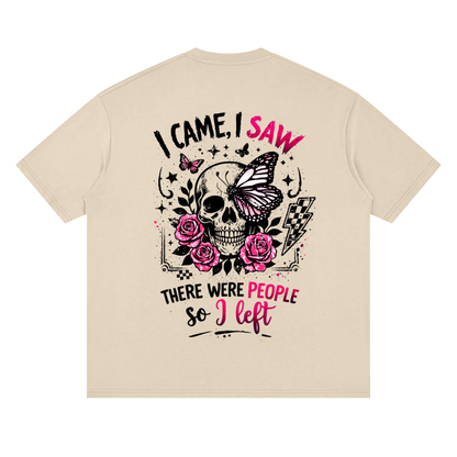 Women’s I Came, I Saw, I Left Loose Drop-Shoulder T-Shirt