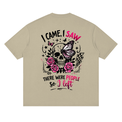 Women’s I Came, I Saw, I Left Loose Drop-Shoulder T-Shirt