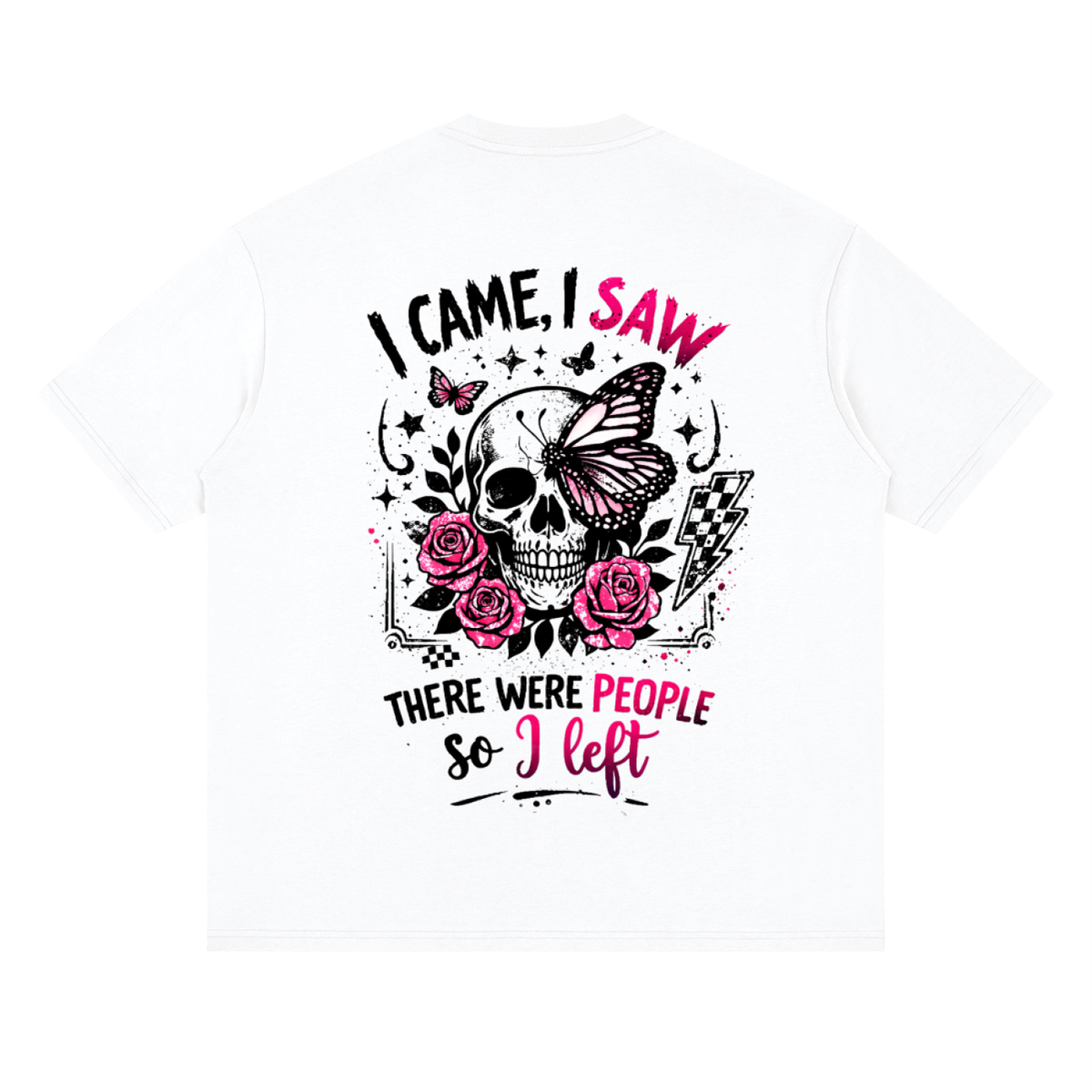 Women’s I Came, I Saw, I Left Loose Drop-Shoulder T-Shirt