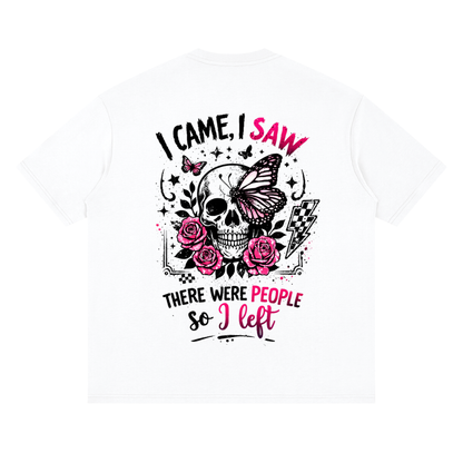 Women’s I Came, I Saw, I Left Loose Drop-Shoulder T-Shirt