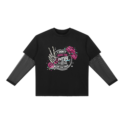 Women’s I Don’t Have the Energy Sunfade Long Sleeve T-Shirt