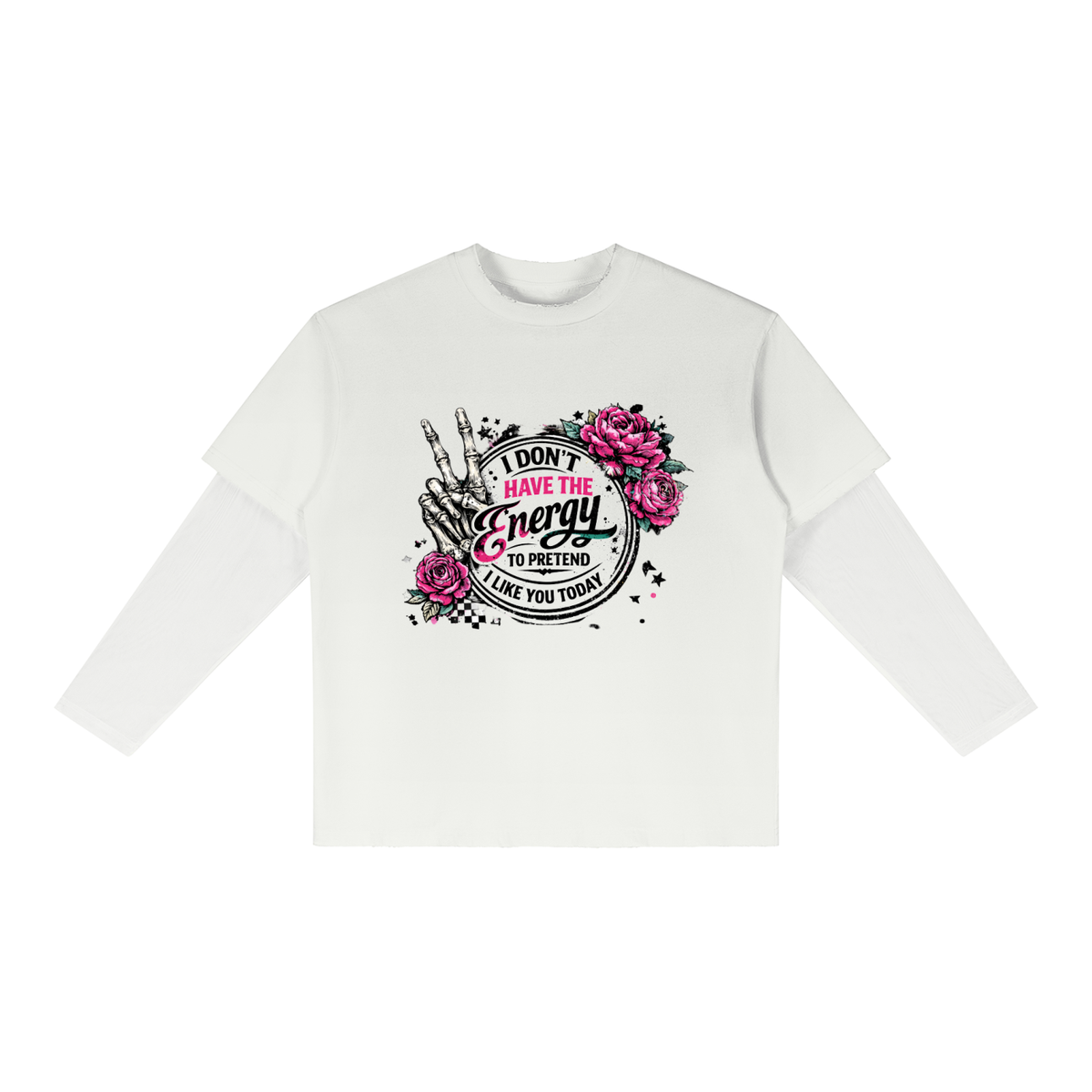 Women’s I Don’t Have the Energy Sunfade Long Sleeve T-Shirt