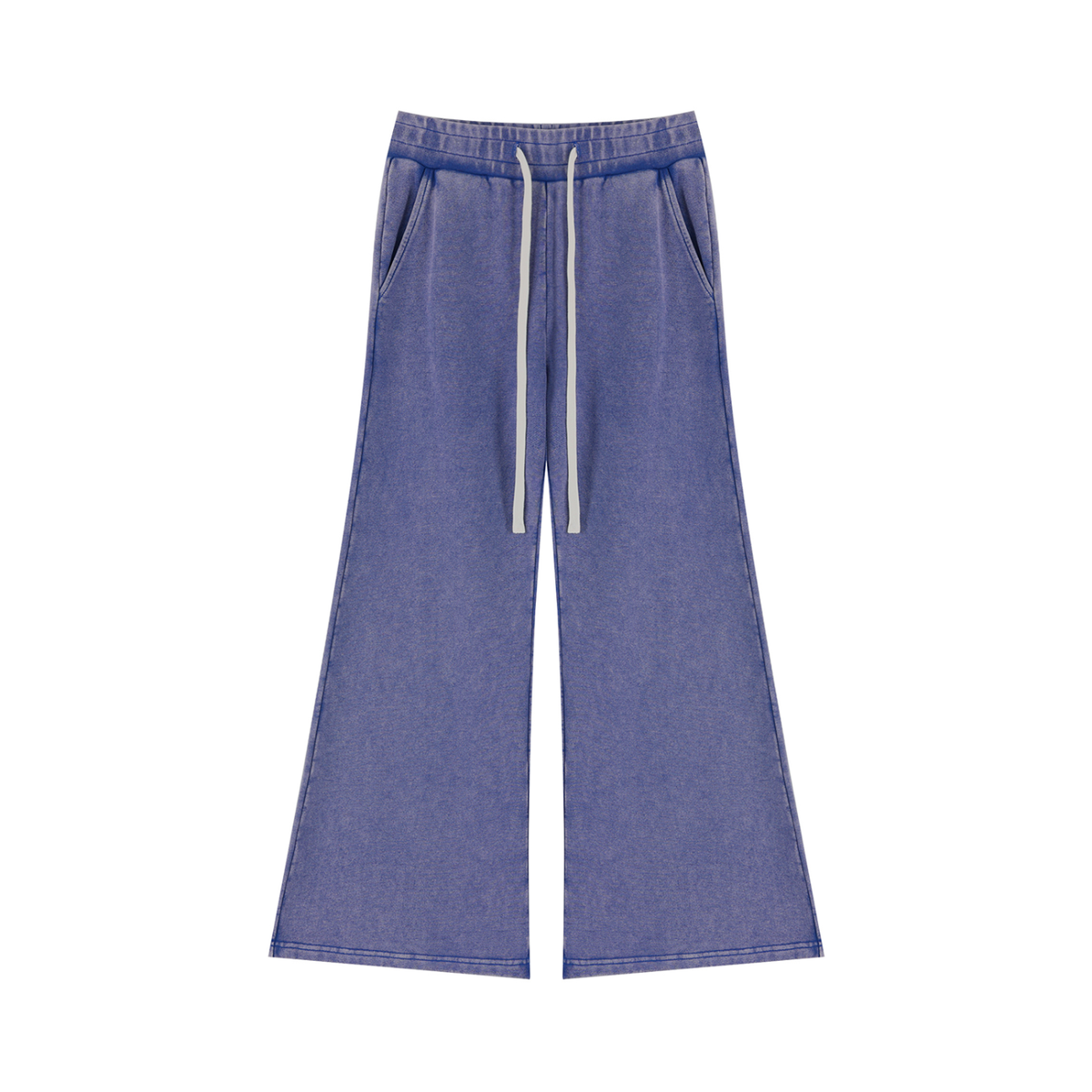Women's Mineral Wash Flared Leg Sweatpants in misty purple